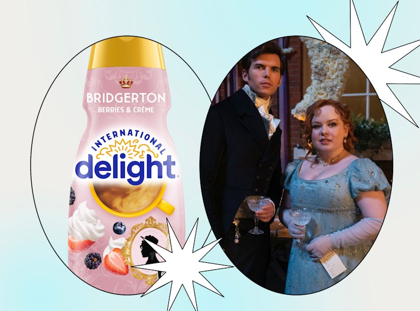 I tried International Delight's 'Bridgerton' coffee creamers and iced coffee.