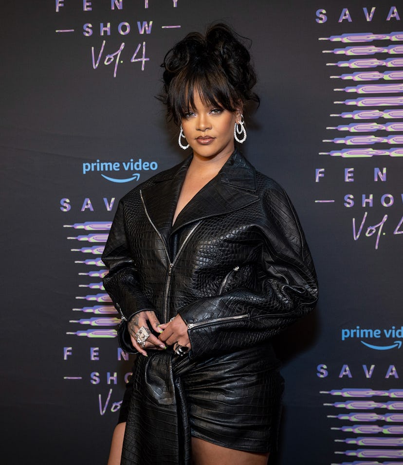 Rihanna showed off her baby boy in her first TikTok video.