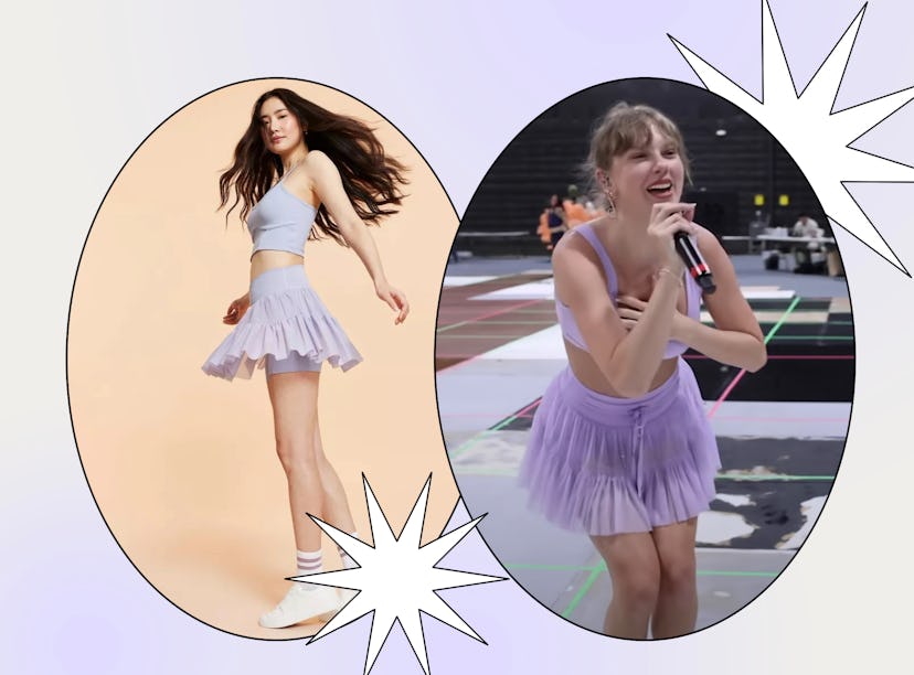 Blogilates has a dupe of Taylor Swift's viral ballerina skort.