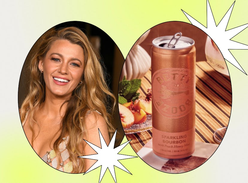 I tried the new Betty Booze Sparkling Bourbon with Peach Honey Mint flavor from Blake Lively.