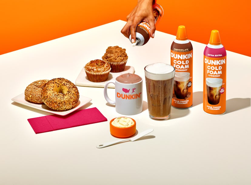Dunkin' has all-new cold foam creamers in vanilla and chocolate.