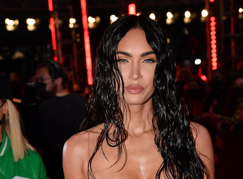 NEW YORK, NEW YORK - SEPTEMBER 12: Megan Fox attends the 2021 MTV Video Music Awards at Barclays Cen...