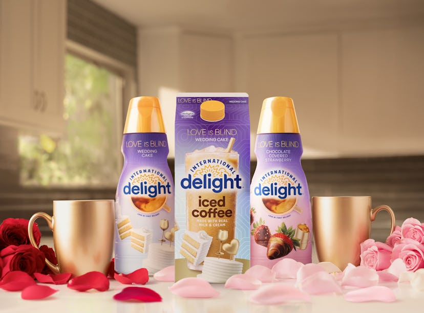 I tried International Delight's 'Love Is Blind' coffee creamers.