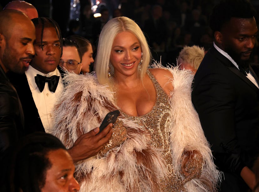 LOS ANGELES, CALIFORNIA - FEBRUARY 02: Beyonce attends the 67th Annual GRAMMY Awards at Crypto.com A...