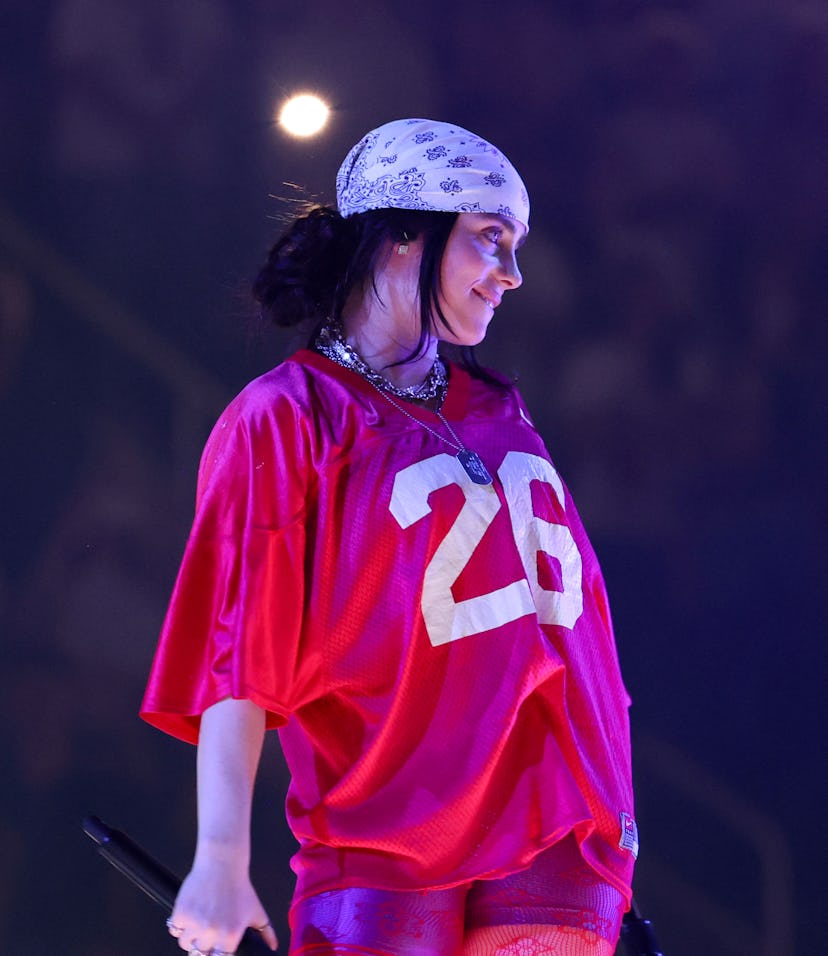 Billie Eilish performs onstage during Billie Eilish HIT ME HARD AND SOFT: THE TOUR