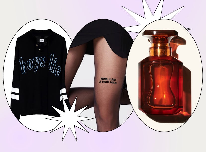 a hoodie, tights, and perfume for single girls this holiday season