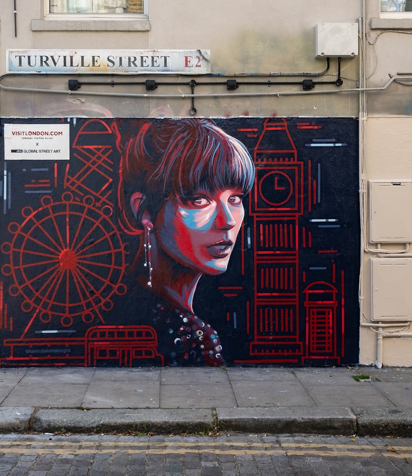 Taylor Swift fan-designed mural in Shoreditch, London